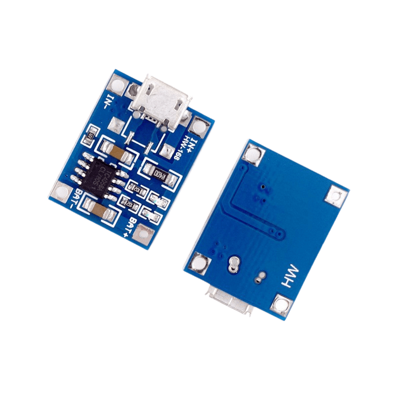 ماژول شارژر باتری لیتیومی TP4056 با ورودی MicroUSB