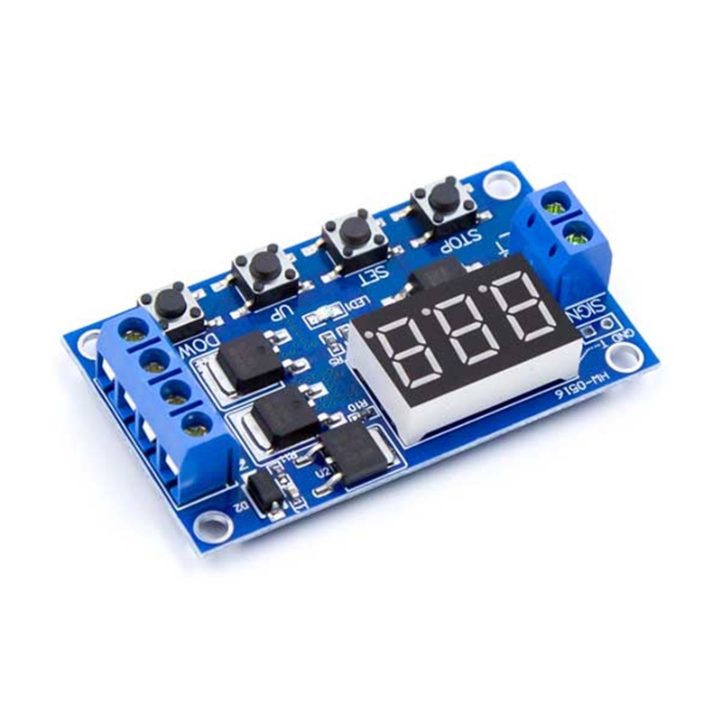 ماژول تایمر 5 فانکشن دارای رله مدل XY-J02