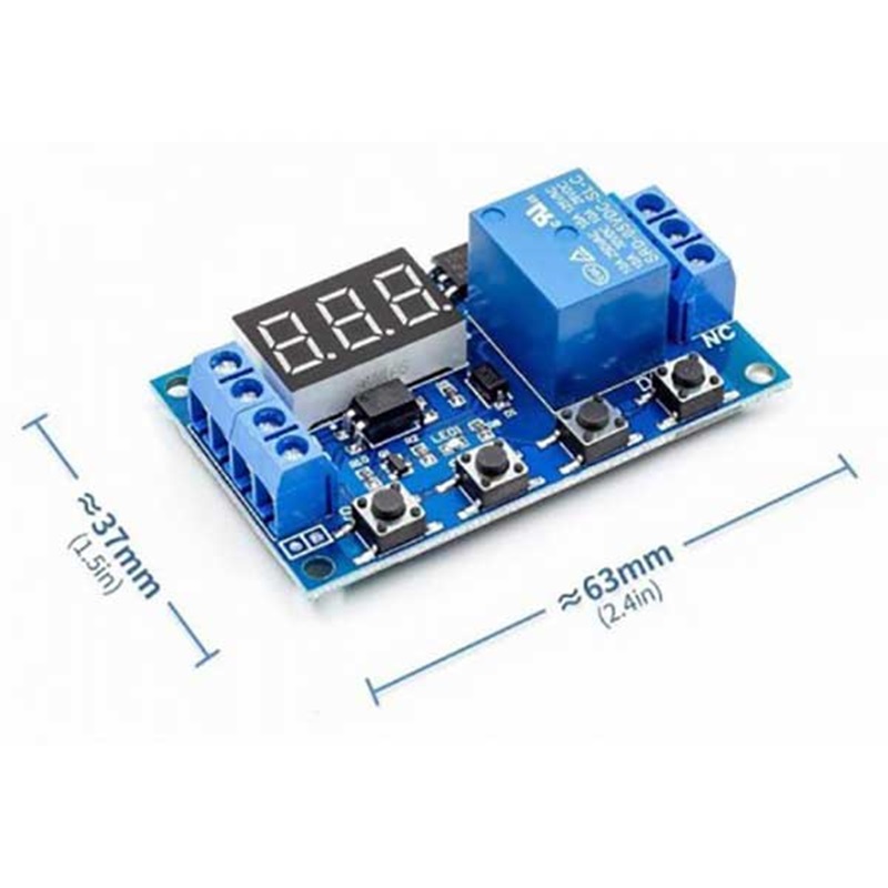 ماژول تایمر 5 فانکشن دارای رله مدل XY-J02