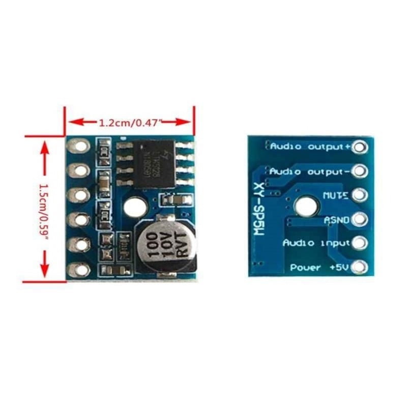 ماژول آمپلی فایر مونو 5W مدل XY-SP5W
