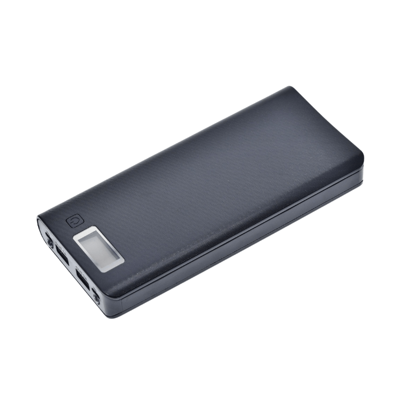 کیس پاوربانک 8 باتری با دو خروجی USB دارای نمایشگر (مشکی)