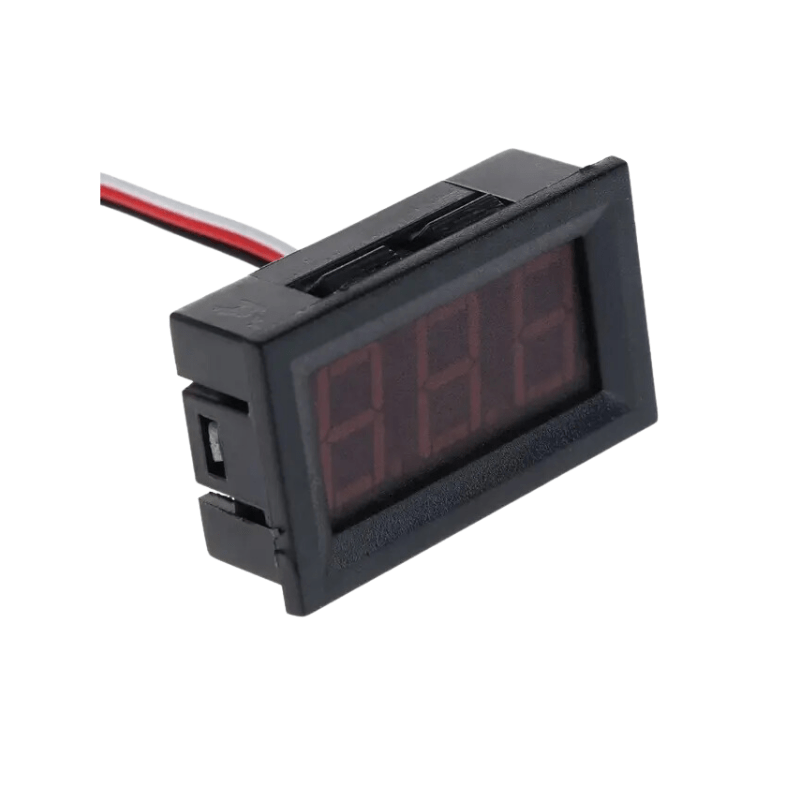 ماژول ولتمتر روپنلی سایز 0.56 اینچ 4.5 الی 30 ولت DC سه سیم