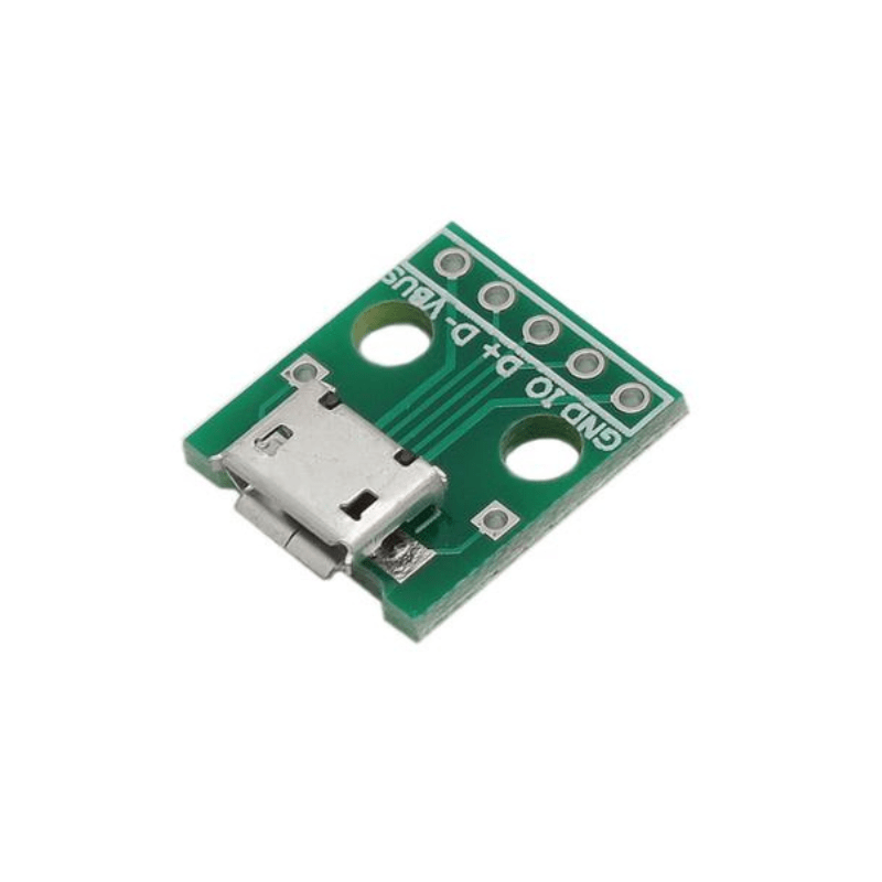 برد تبدیل کانکتور MICRO USB مادگی به DIP 5PIN