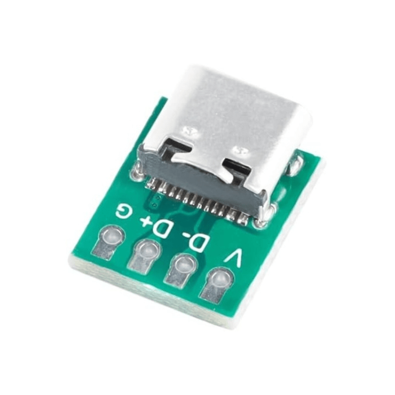 برد تبدیل کانکتور TYPE-C مادگی به DIP 4PIN