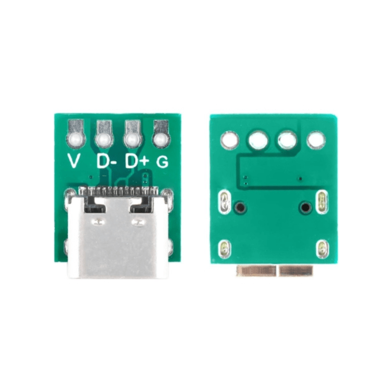 برد تبدیل کانکتور TYPE-C مادگی به DIP 4PIN