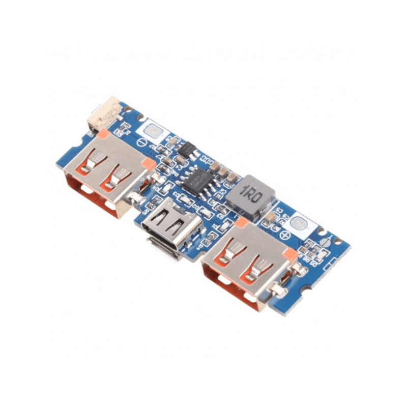 ماژول پاوربانک فست شارژ با ورودی Type-C و دو خروجی USB مدل LX-LBU2C