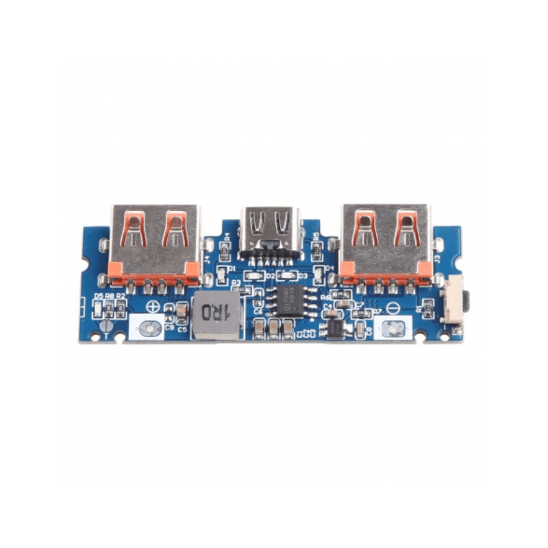 ماژول پاوربانک فست شارژ با ورودی Type-C و دو خروجی USB مدل LX-LBU2C