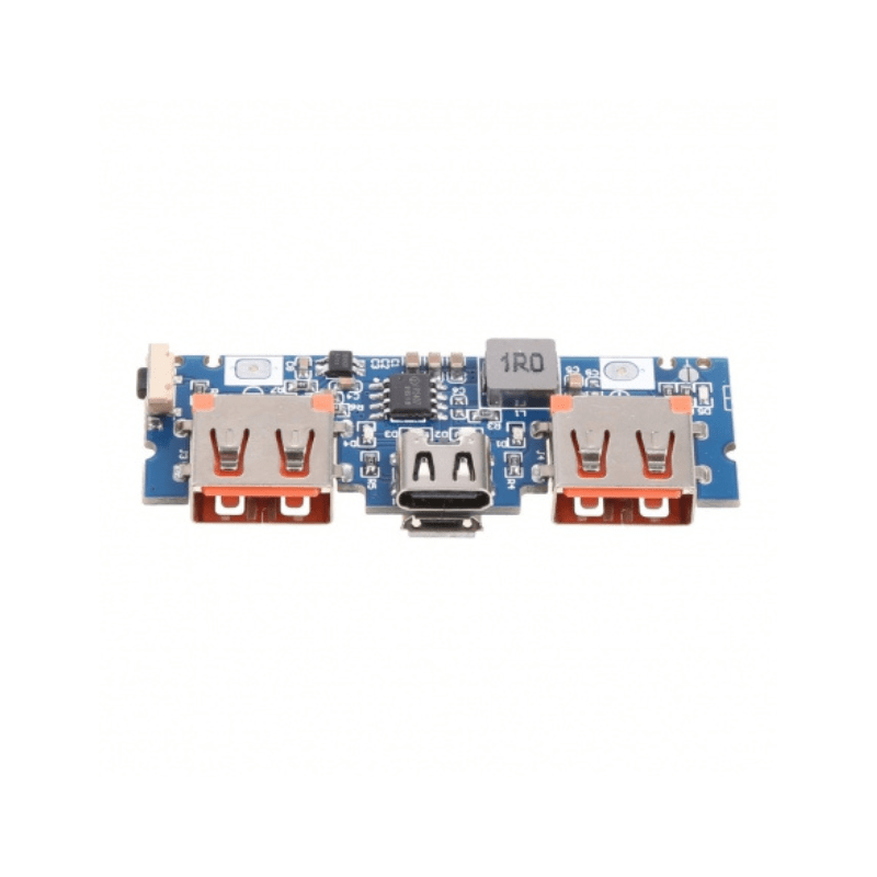 ماژول پاوربانک فست شارژ با ورودی Type-C و دو خروجی USB مدل LX-LBU2C