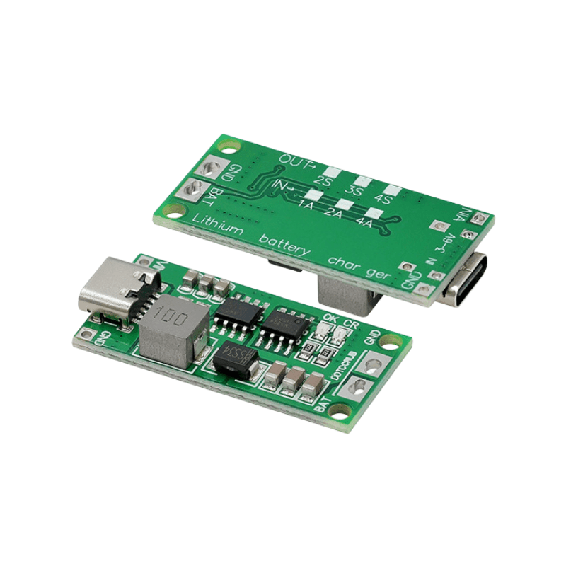 ماژول شارژر باتری لیتیومی 4 سل 1 آمپر با ورودی Type-C