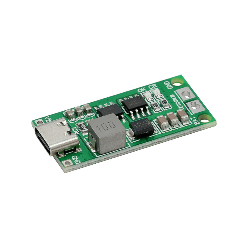 ماژول شارژر باتری لیتیومی 2 سل 1 آمپر با ورودی Type-C