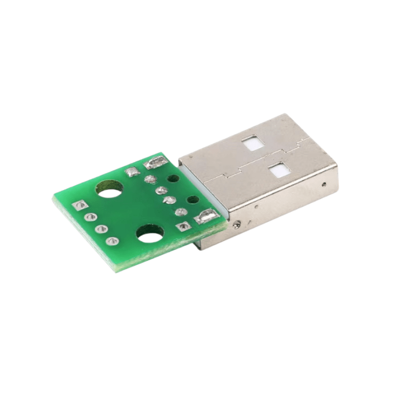 برد تبدیل کانکتور USB-A نری به DIP 4PIN