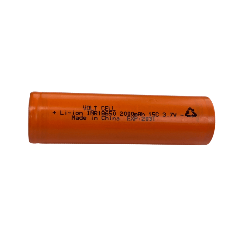 باتری لیتیوم یون 3.7 ولت 15C 2000mAh سایز 18650