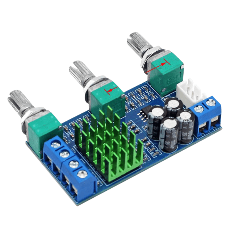 ماژول آمپلی فایر استریو 2x80 وات ولوم دار مدل XH-M567