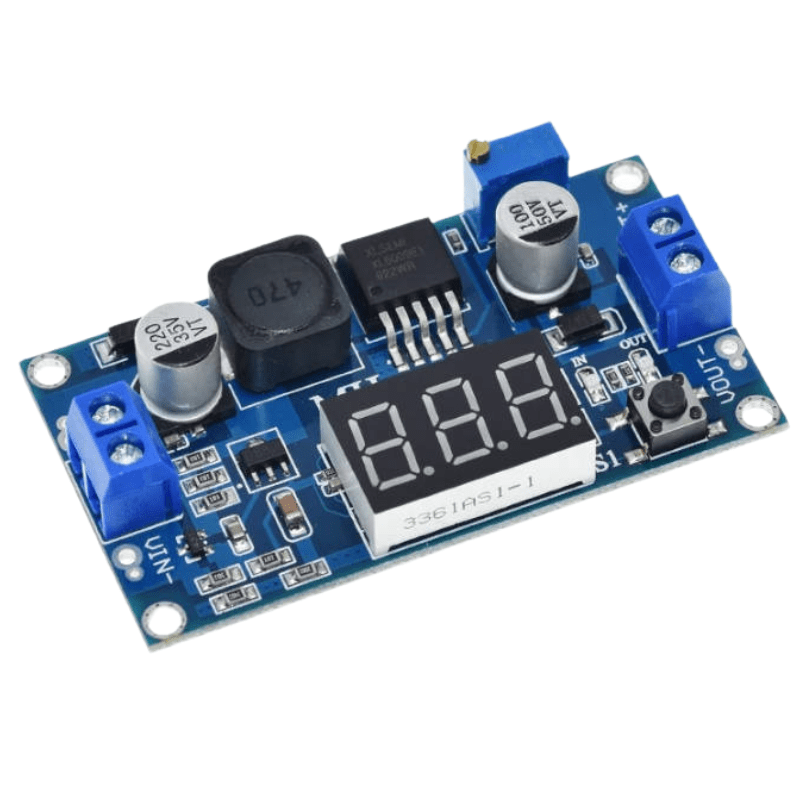 ماژول افزاینده ولتاژ 3 آمپر DC دارای نمایشگر ولتاژ مدل XL6009-LM2577