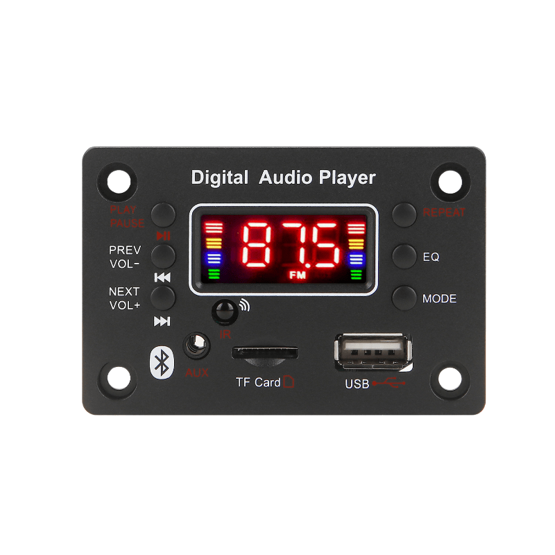 پخش کننده بلوتوثی MP3 PLAYER پنلی مربعی 12V دارای ریموت کنترل