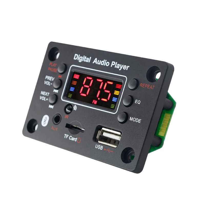 پخش کننده بلوتوثی MP3 PLAYER پنلی مربعی 12V دارای ریموت کنترل