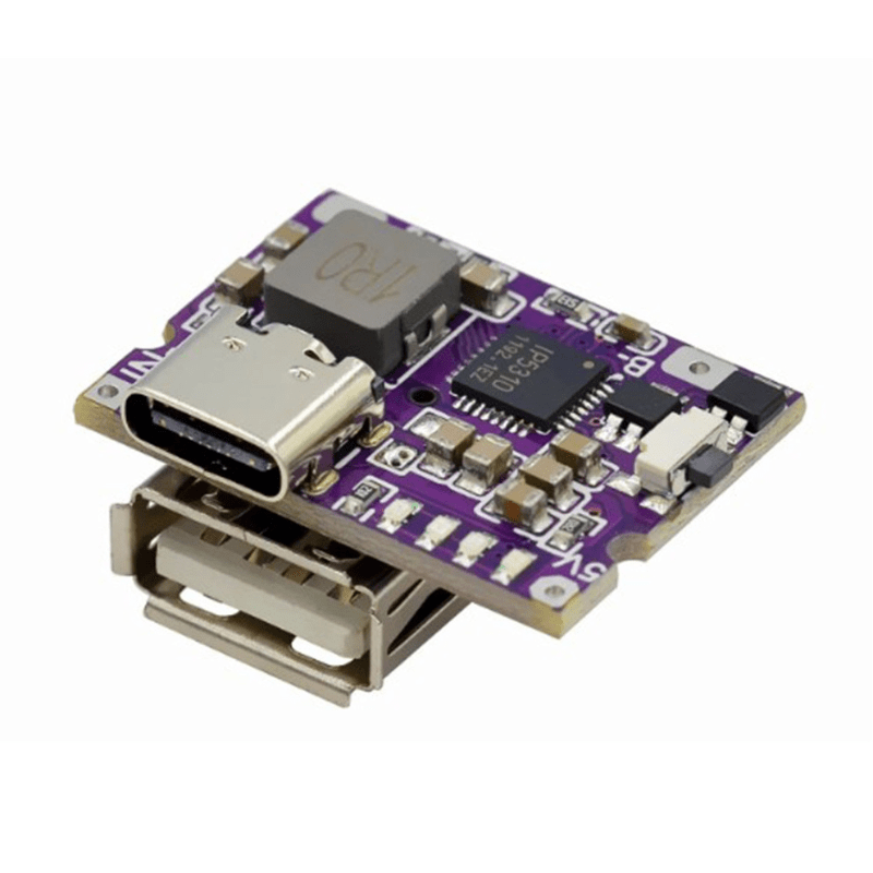 ماژول پاوربانک 3.1 آمپر با ورودی Type-C و خروجی USB مدل LX-LBC3.1