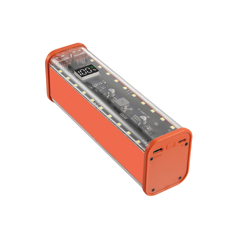 کیس پاوربانک Transparent فست شارژ 8 باتری 22.5W مدل BQ-S18PD (نارنجی)