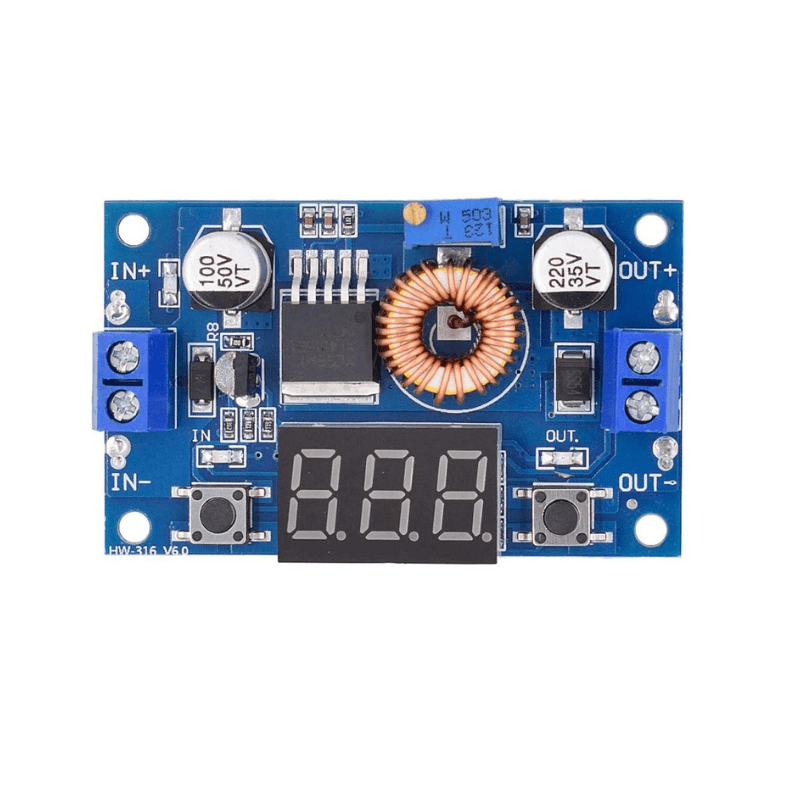 ماژول کاهنده ولتاژ 5 آمپر DC دارای نمایشگر ولتاژ مدل XL4015