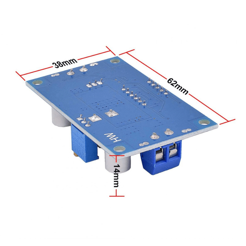 ماژول کاهنده ولتاژ 5 آمپر DC دارای نمایشگر ولتاژ مدل XL4015