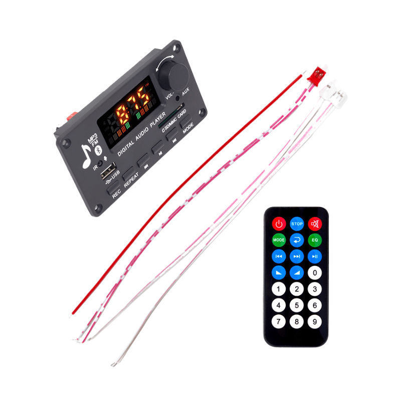 پخش کننده MP3 PLAYER بلوتوثی پنلی ولوم دار دارای آمپلی فایر 2X40W مدل KH-G022