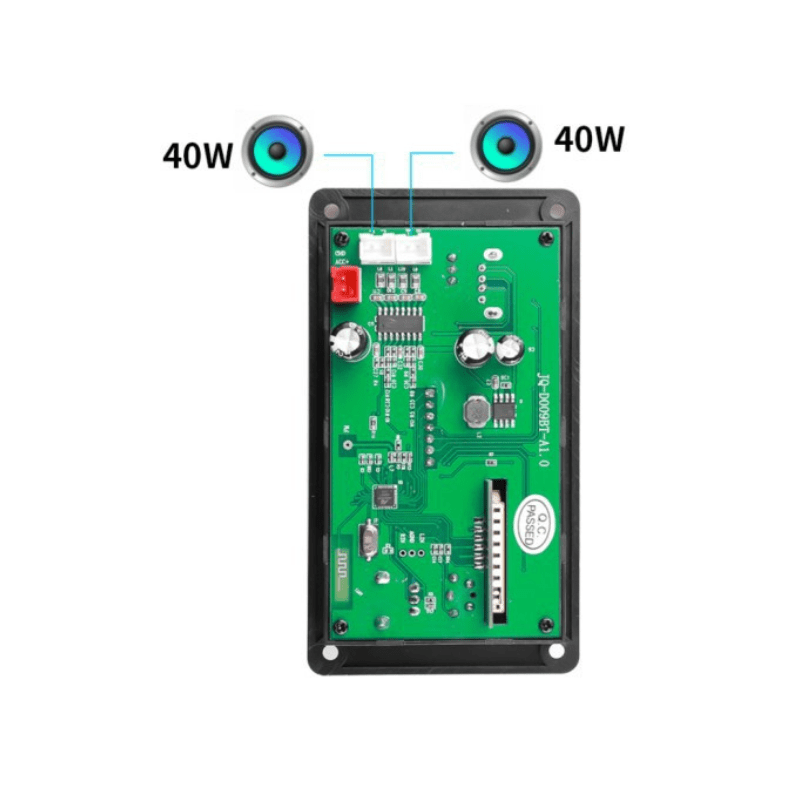 پخش کننده MP3 PLAYER بلوتوثی پنلی ولوم دار دارای آمپلی فایر 2X40W مدل KH-G022