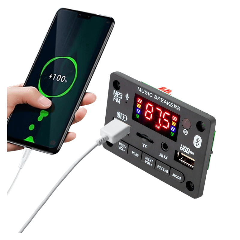 پخش کننده MP3 PLAYER بلوتوثی پنلی 12V