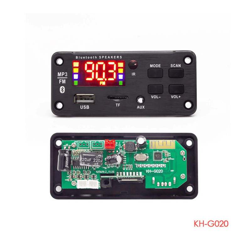 پخش کننده MP3 PLAYER پنلی بلوتوثی دارای آمپلی فایر 2X25W مدل KH-G010