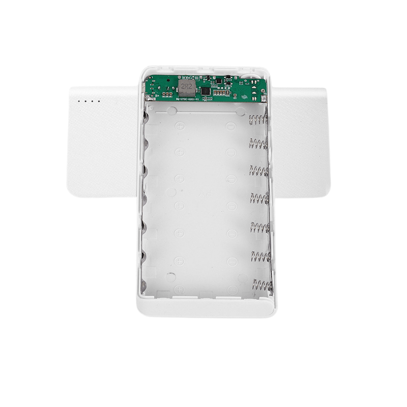 کیس پاوربانک 7 باتری فست شارژ PD20W با خروجی 5/9/12 ولت DC (سفید)