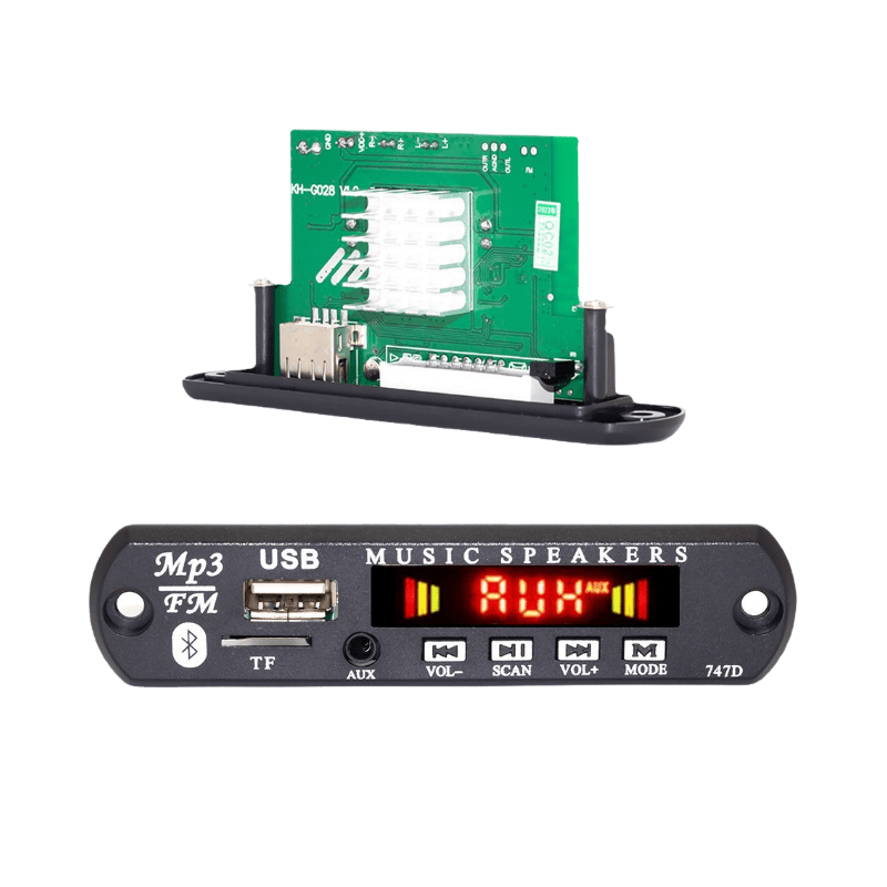پخش کننده MP3 PLAYER بلوتوثی پنلی دارای آمپلی فایر 2X60W مدل JX-Y08