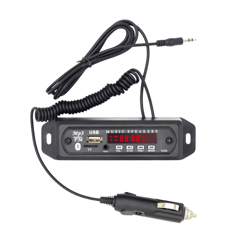 پخش کننده MP3 PLAYER بلوتوثی خودرویی 12V فندکی به همراه ریموت کنترل مدل USB300