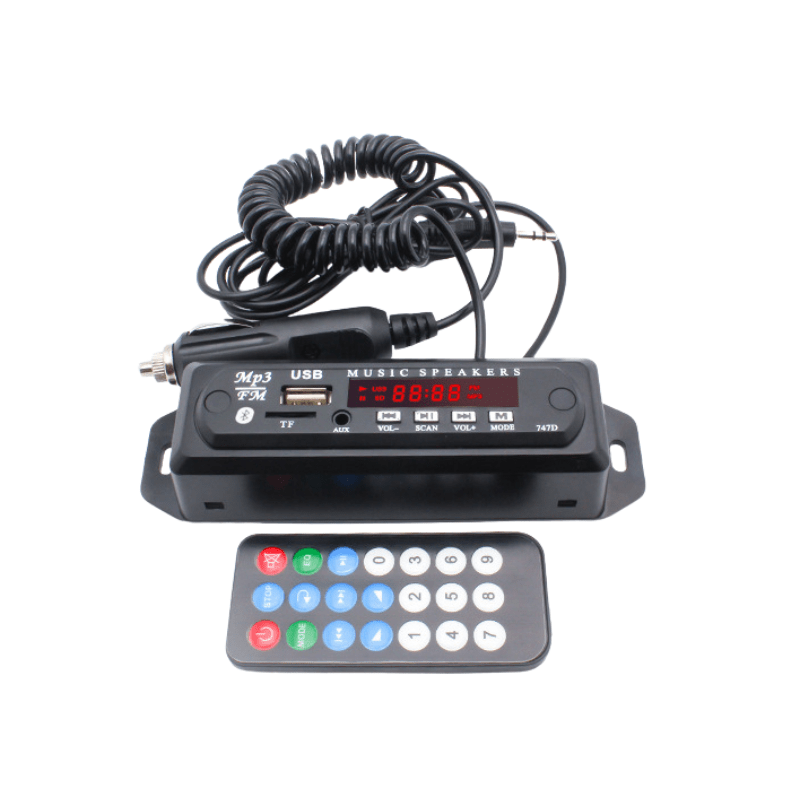پخش کننده MP3 PLAYER بلوتوثی خودرویی 12V فندکی به همراه ریموت کنترل مدل USB300