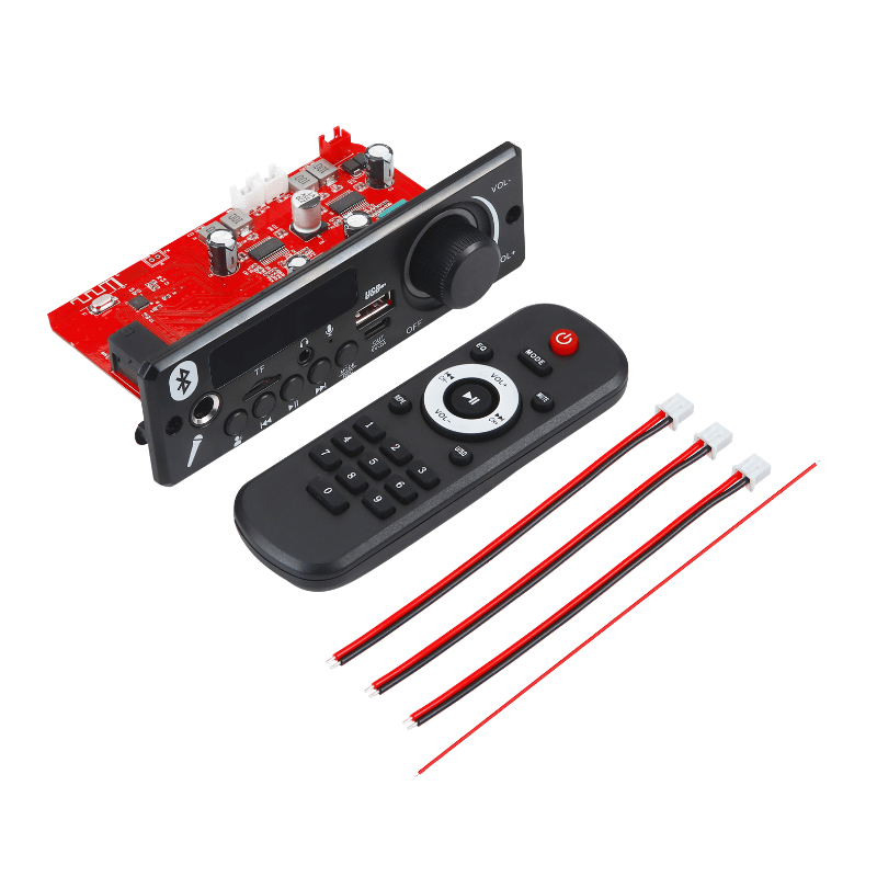 پخش کننده MP3 PLAYER پنلی بلوتوثی دارای آمپلی فایر 2X80W کنترل بزرگ مدل JX-X1