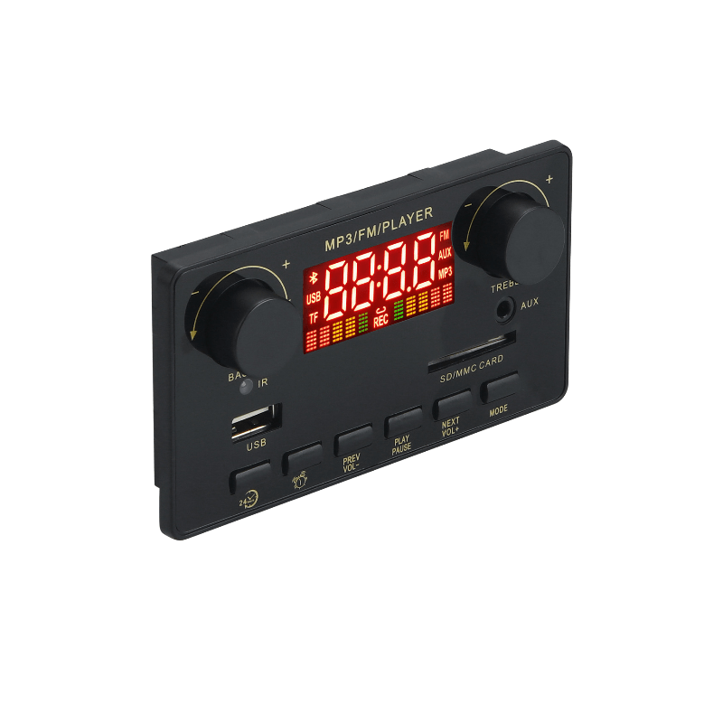 پخش کننده MP3 PLAYER پنلی بلوتوثی دارای آمپلی فایر 2X40W و خروجی ساب 80w مدل JX-Y10