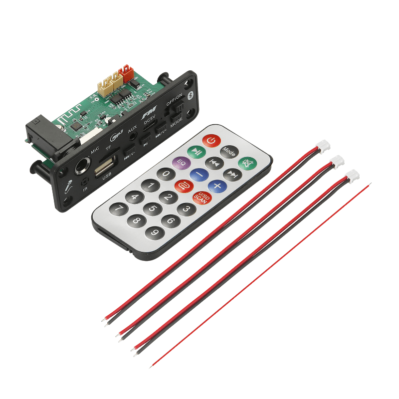 پخش کننده MP3 PLAYER پنلی بلوتوثی دارای آمپلی فایر 2X3W با ورودی 3.7V مدل JX-Z08