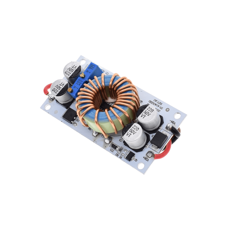ماژول افزاینده ولتاژ 6 آمپر 250 وات DC-DC با امکان کنترل جریان