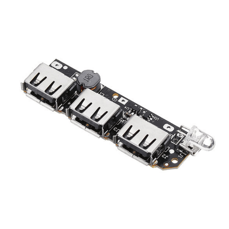 ماژول پاوربانک دارای سه خروجی USB 5V-2.1A