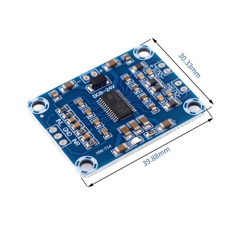 ماژول آمپلی فایر استریو 2x15 وات با تراشه TPA3110 مدل HW-714