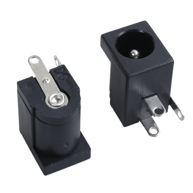 جک آداپتور مادگی مشکی مدل DC-005 با شعاع داخلی 2 میلی متر