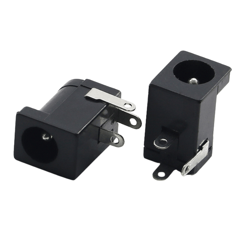 جک آداپتور مادگی مشکی مدل DC-005 با شعاع داخلی 2 میلی متر
