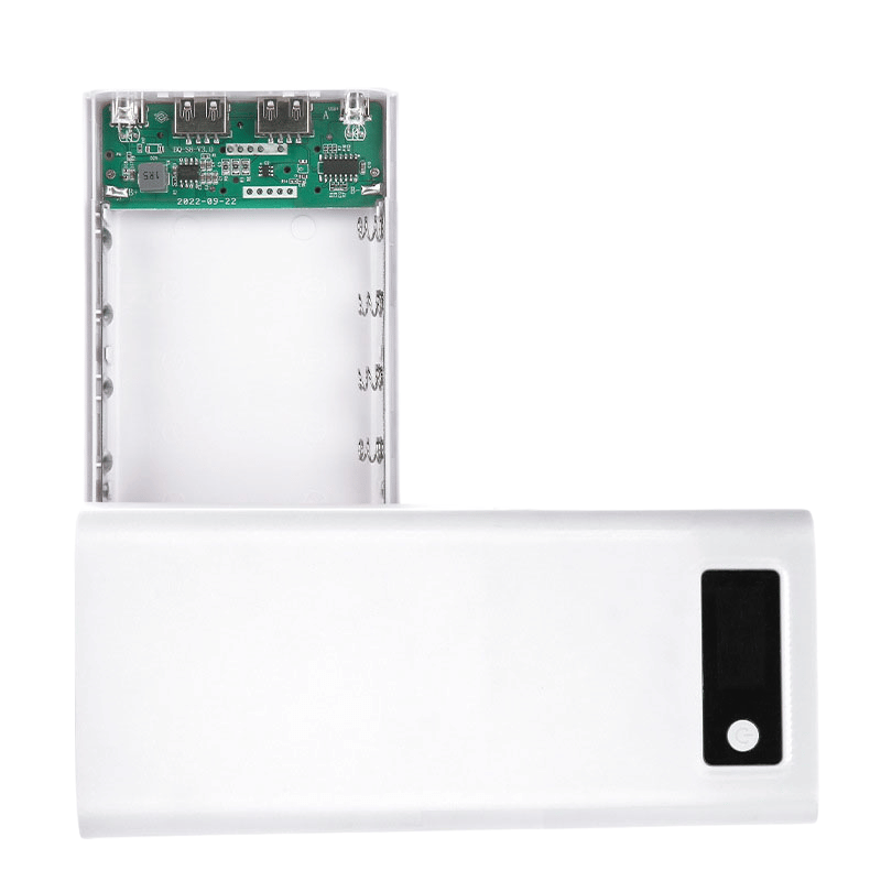 کیس پاوربانک با ظرفیت 20000mAh با درگاه Type-C ،Micro و USB فست شارژ (سفید)