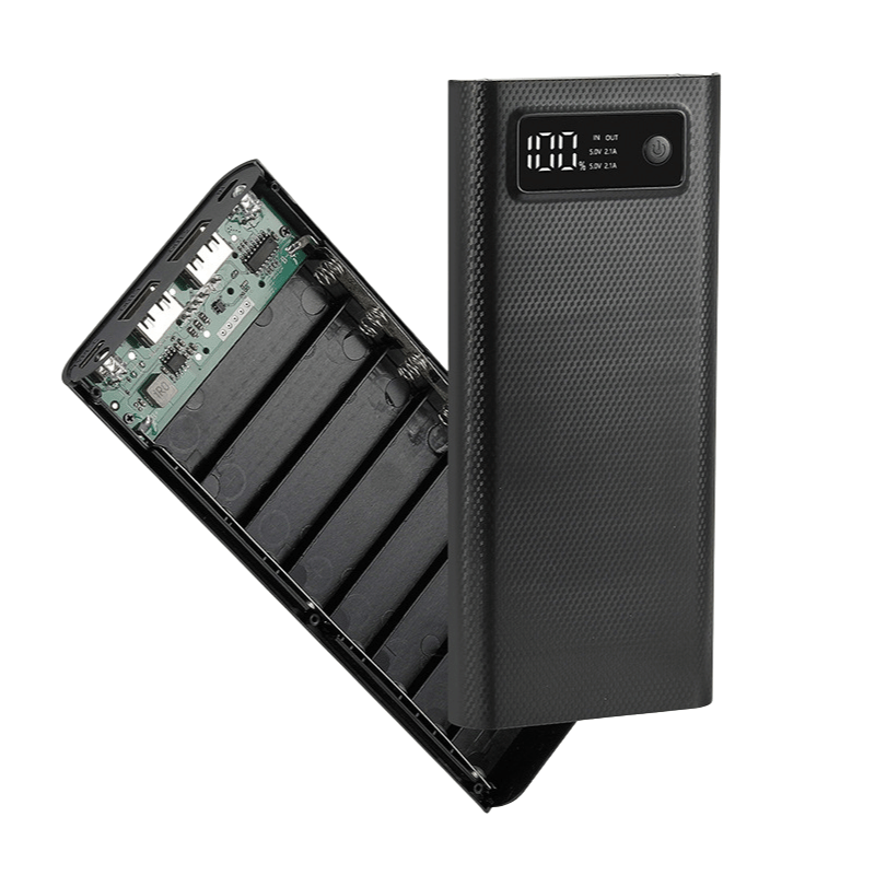 کیس پاوربانک با ظرفیت 20000mAh با درگاه Type-C ،Micro و USB فست شارژ (مشکی)