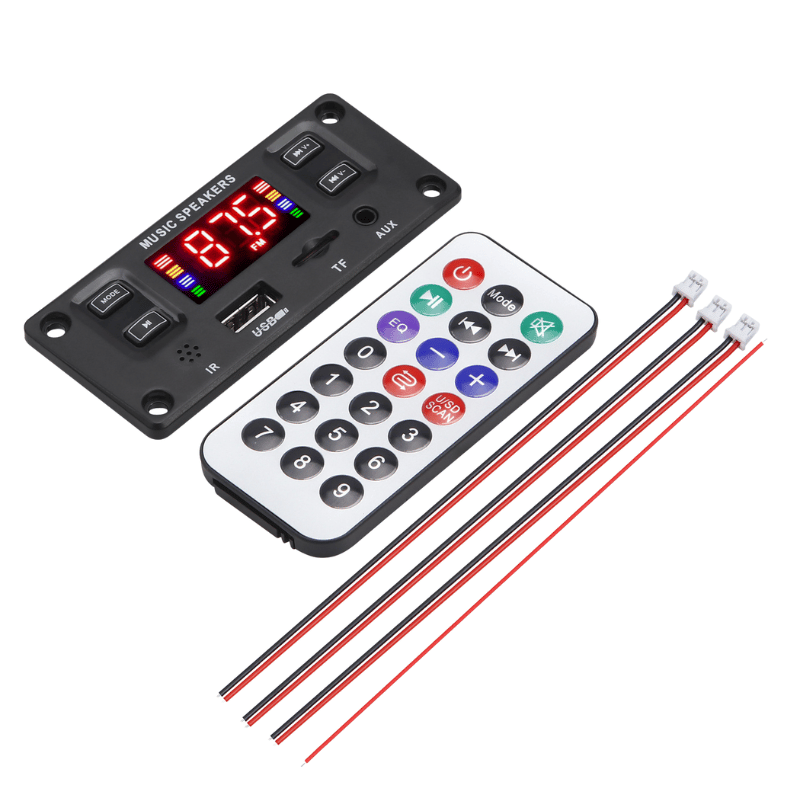 ماژول پخش کننده MP3 Player بلوتوثی آمپلی‌فایر دار 30×2 وات مدل JX-Y07