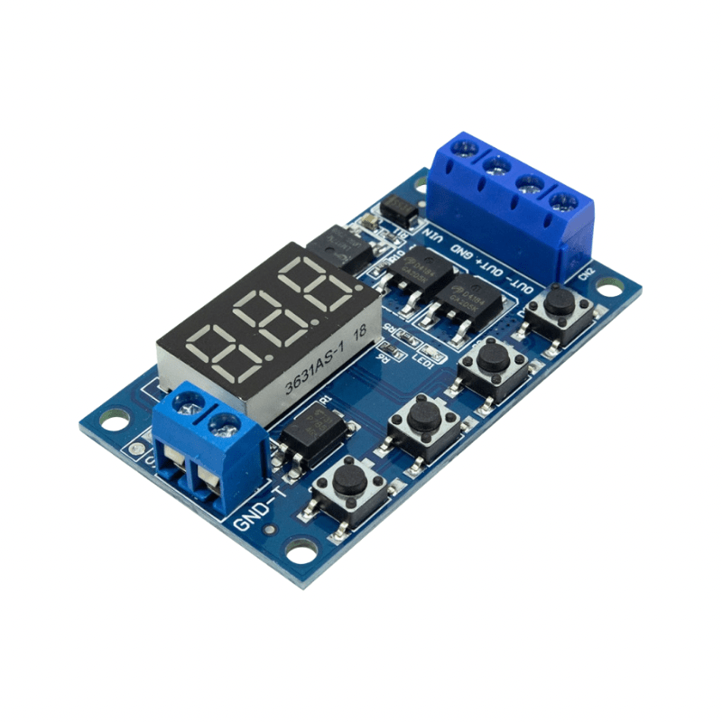 ماژول تایمر 5 الی 30 ولت قابل تنظیم با خروجی CMOS
