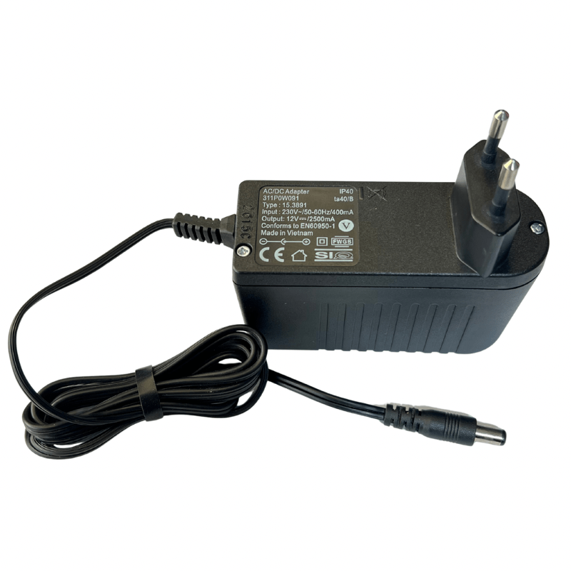 آداپتور 12 ولت 2.5 آمپر دیواری 12V-2.5A