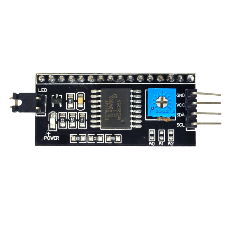 ماژول راه‌انداز LCD کاراکتری با رابط I2C