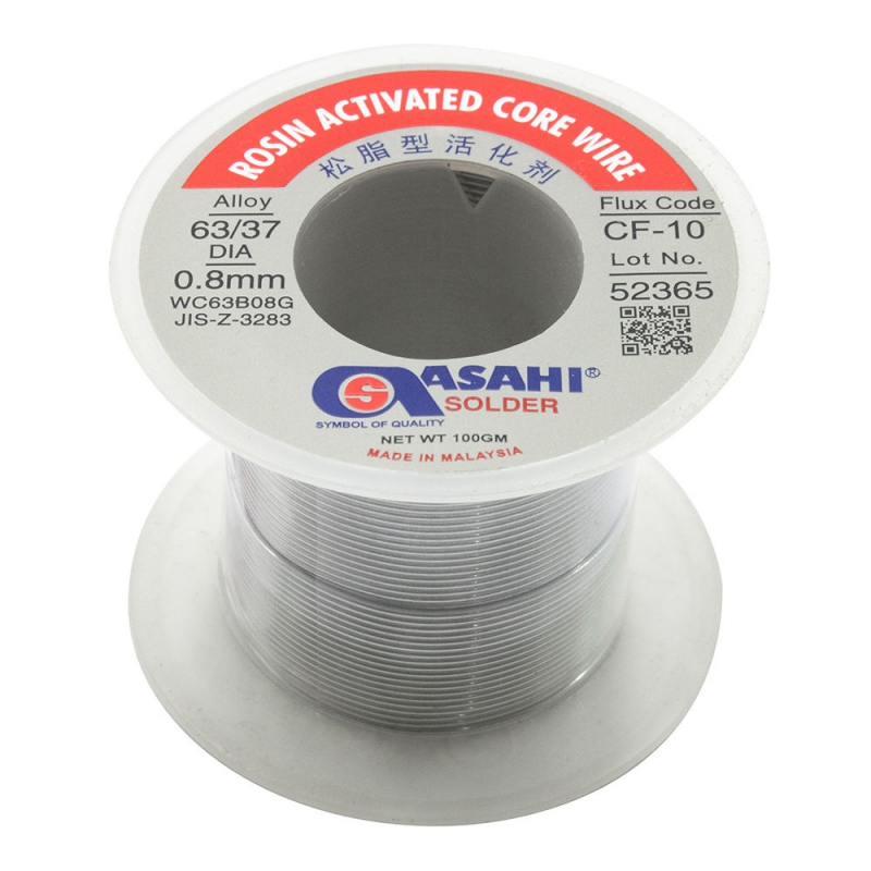 سیم لحیم 0.8mm 100gr آساهی ASAHI