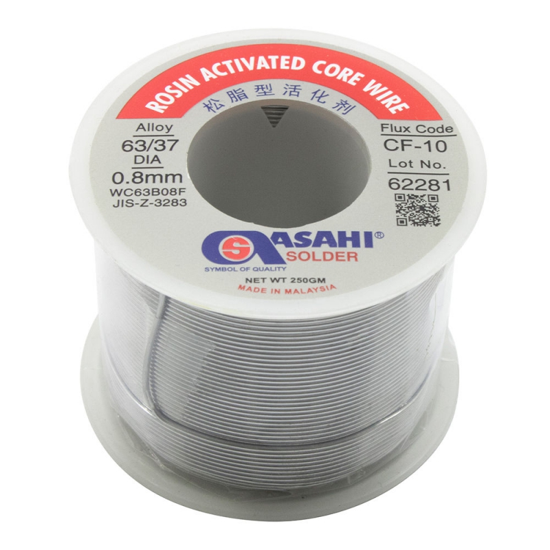 سیم لحیم 0.8mm 250gr آساهی ASAHI