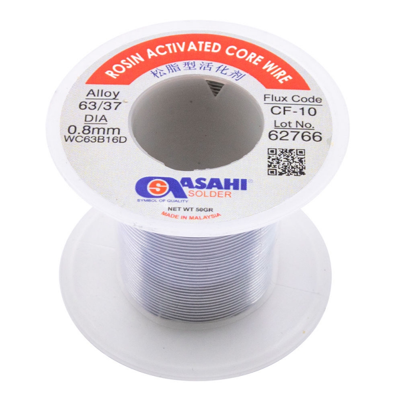 سیم لحیم 0.8mm 50gr آساهی ASAHI