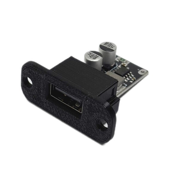 قاب روپنلی مستطیلی ماژول کاهنده ولتاژ فست شارژ QC3.0 با خروجی USB